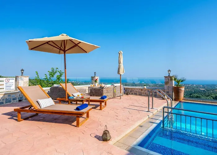New Villa Kantifes 4 Families Or Couples With Private Pool & Bbq